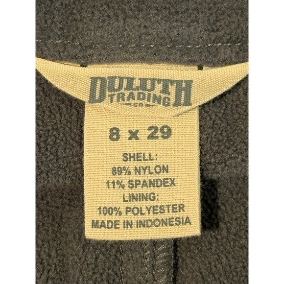 Duluth Trading Grey Fleece Lined Flexpedition Pants - Picture 4 of 4